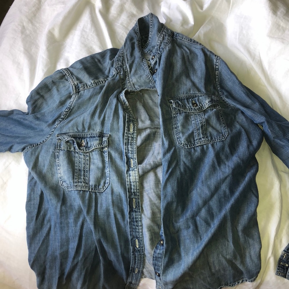 Denim cardigan